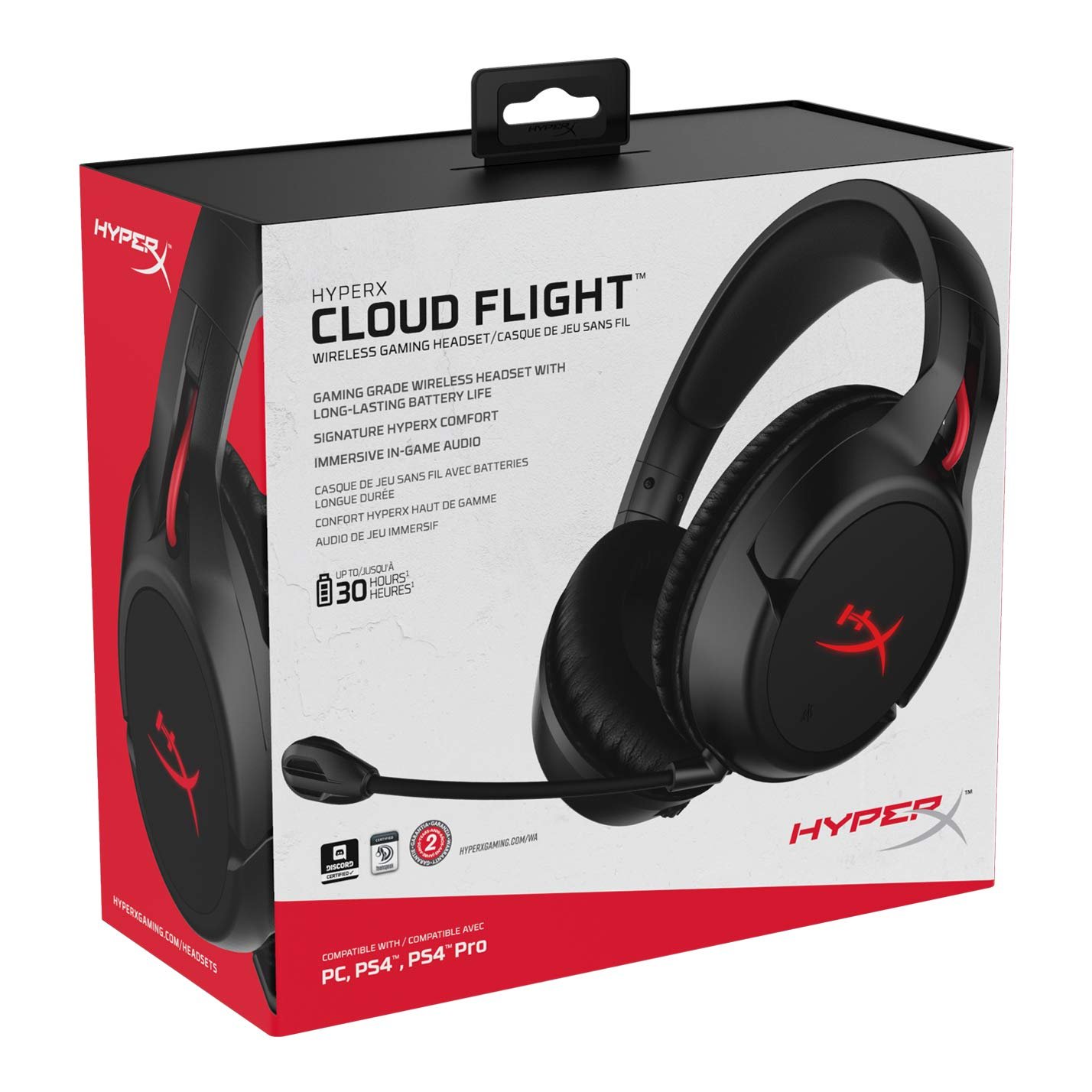 HyperX Cloud Flight S - Casque de jeu sans fil, son Maroc