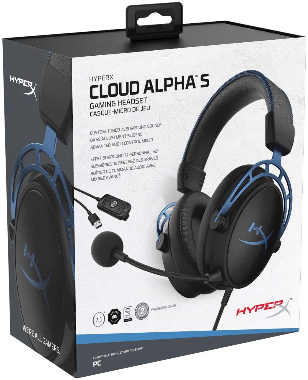 HyperX Cloud Alpha S Blue Pro Headset morocco