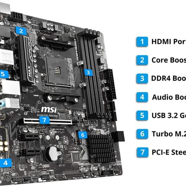 msi b450m max maroc